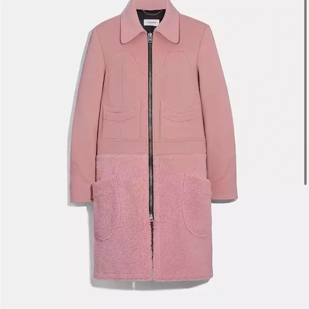 NWT COACH wool limited edition shearling coat - Picture 1 of 8